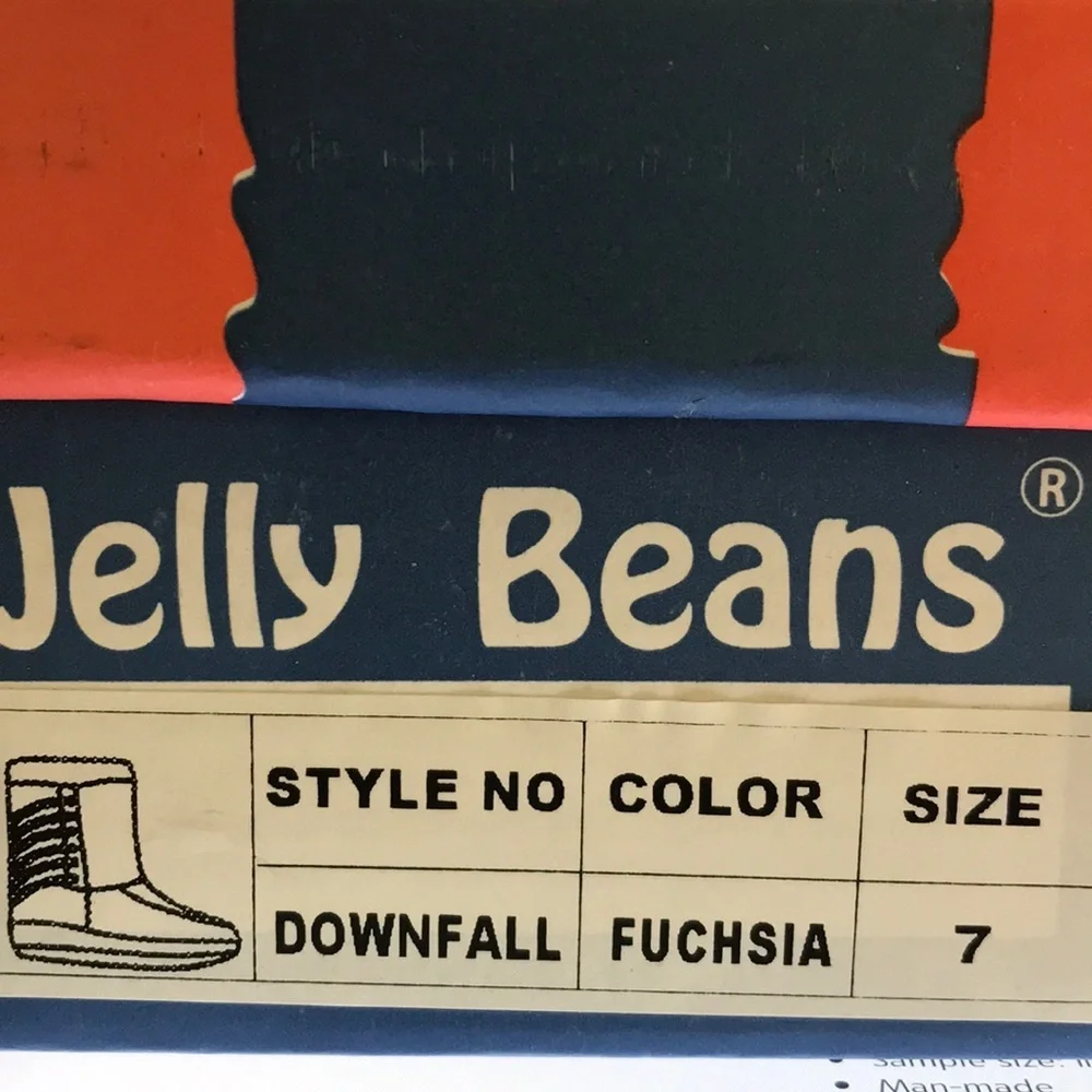 Jelly Beans Downfall Fuchsia Toddler Boot